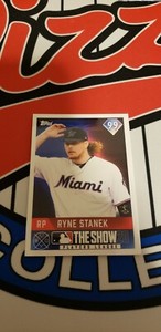 2020 TOPPS ON-DEMAND SET 8 MLB THE SHOW CARD PR 824 MARLINS RYNE STANEK #8