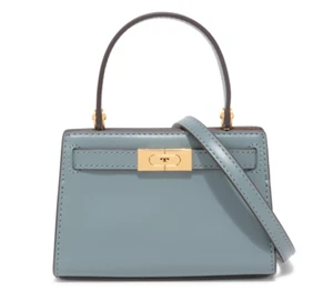 NEW WITH TAGS Tory Burch Lee Radziwill Nano Mini Bag POLAR SKY (blue) - Picture 1 of 4