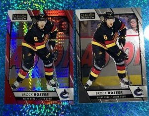 2023-24 O-Pee-Chee Platinum #167 BROCK BOESER Red #d /199 + Base - Picture 1 of 9
