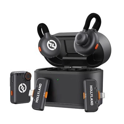 Hollyland Lark M2S Ultimate Combo 2-Person Mic (Camera RX+USB-C RX+Lightning RX) - Image 1 of 4