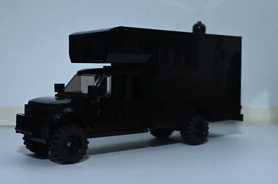 SWAT Truck Black Police City Custom Model compatible and Built with LEGO® Bricks - Image 1 of 3