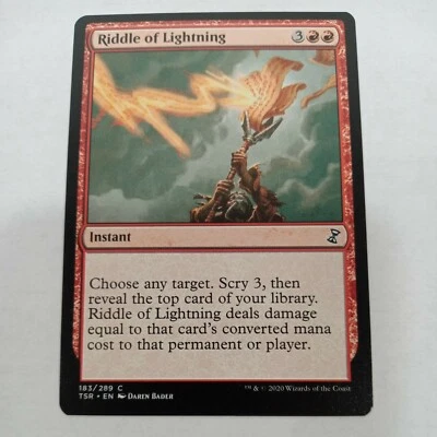 MTG Riddle of Lightning Future Sight 105/180 Regular Common NM - Image 1 of 2