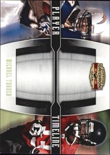 2008 Donruss Gridiron Gear Player Timeline Gold Football Card #20 Michael Turner