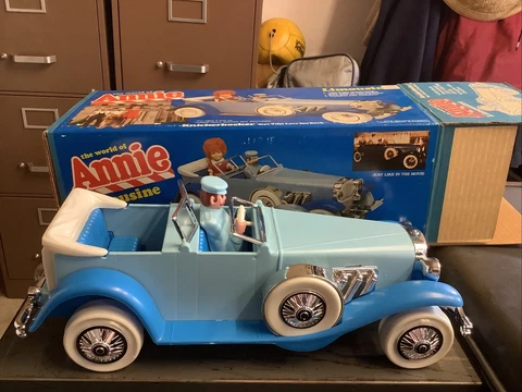 1982 Knickerbocker Toys The World of Annie Limousine / 1929 Duesenberg With box Cover