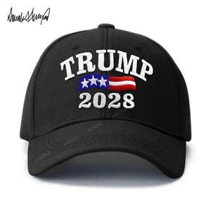 Donald Trump 2028 Hat Trucker Cap Flag Baseball MAGA USA - Picture 1 of 3