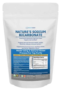 Nature’S Sodium Bicarbonate Organic Use Aluminum Free Baking Soda. No Chemical P - Picture 1 of 12