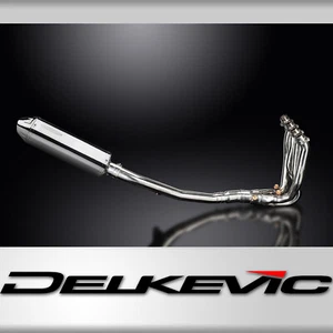 Kawasaki ZX-14 Ninja 2006-07 Complete Exhaust 4-1 13" Tri-Oval Stainless Muffler - Bild 1 von 5