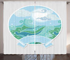 Nature Art Curtains Save Water Awareness