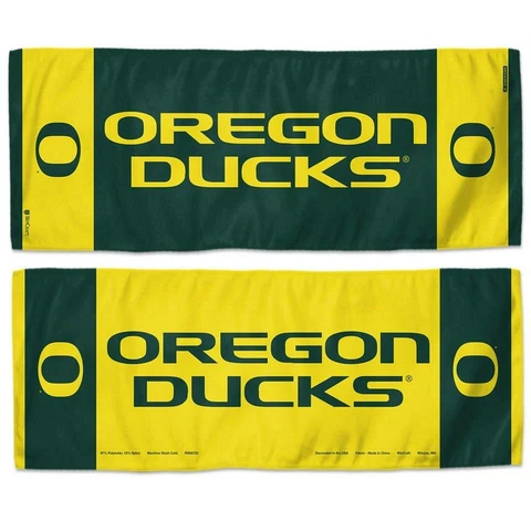 Oregon Ducks 12x30 Cooling Towel [NEW] NCAA Wrap Cold Cool Hot Cover