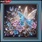 5D DIY Partial Special Shaped Drill Diamond Painting Flower Butterfly Kit30x30cm