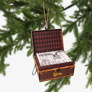 Books Christmas Ornament, Reading Book Ornament, Book Lovers Librarian Ornament - Picture 1 of 4