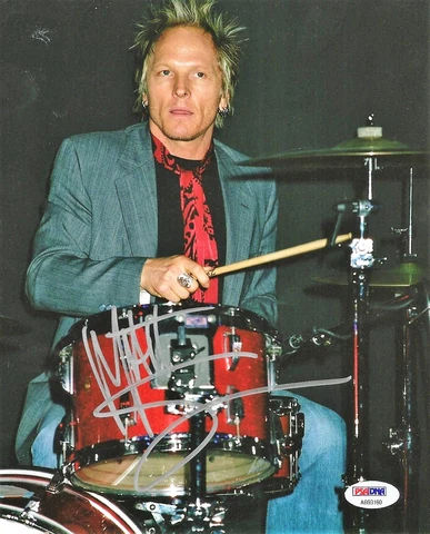 Guns N Roses Matt Sorum 8x10 Photo PSA/DNA Certified Autograph Velvet Revolver Cover
