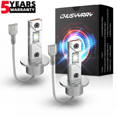 Kit de 2 bombillas antiniebla LED H3 6000K blancas para Jaguar XJ6 1992-1997 Foto 1 de 4