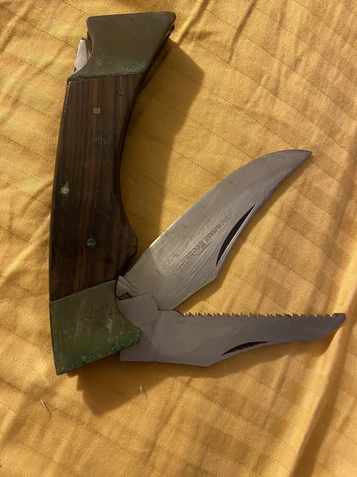 Buck Style 1970’s Openroad Technicraft 720 Japan Folding 4” Knife With Saw Rare - Image 1 of 4