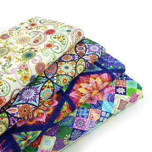 Caravan by Art Loft Studio E, exotic bright vivid colourful 100% cotton fabric - Picture 1 of 17