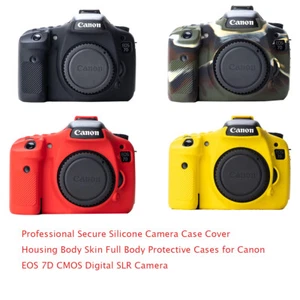 Secure Silicone Camera Protective Cases for Canon EOS 7D CMOS Digital SLR Camera - Picture 1 of 46