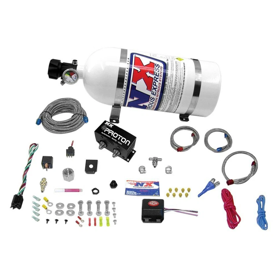 Kit nitroso Nitrous Express Proton Fly By Wire con botella de 10 lb 20422-10 Foto 1 de 1