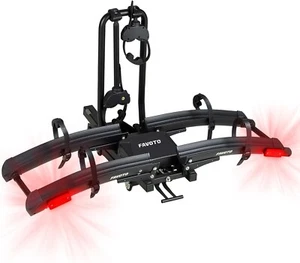 Hitch Ebike Car Rack - Cars SUVs Bike Rack for 2 E-Bikes with Anti-Wobble 2-I... - Picture 1 of 6