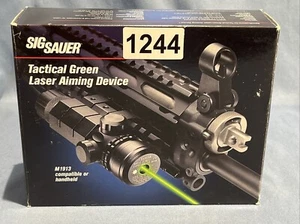 Sig Sauer LSR-GLAD Green Laser Aiming Device NOS M1913 Rail Compatible 1244 - Picture 1 of 5