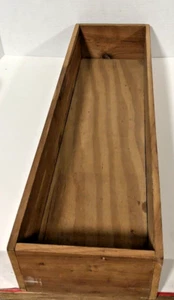 Caja De Colección George C. Marrón Cedro Caja Larga - Imagen 1 de 4