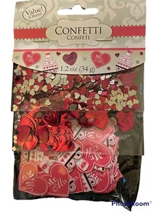 Mr & Mrs Wedding Shower Red Party Confetti 1 Pack 3 Types NEW Amscan - Picture 1 of 1