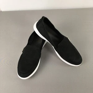 Cole Haan Ella Venetian Loafer Black Nubuck Leather Slip On Shoe Women's 8.5B - Picture 1 of 22