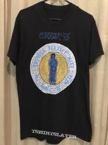 Camiseta negra de algodón talla completa Current 93 Music For Lovers JK574 - Imagen 1 de 3