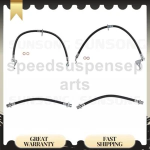 Front Rear Brake Hose Brake Hydraulic Hose Line Fits Honda Fit 1.5L - Picture 1 of 12