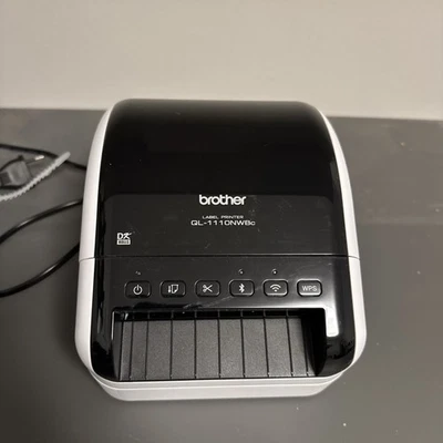 Brother QL-1110NWBc Etikettendrucker LAN/WLAN/Bluetooth Weiß/Schwarz - Bild 1 von 3