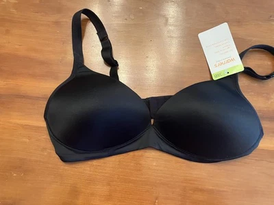 Sujetador Warner's Elements of Bliss 1298 talla 38B negro Foto 1 de 4