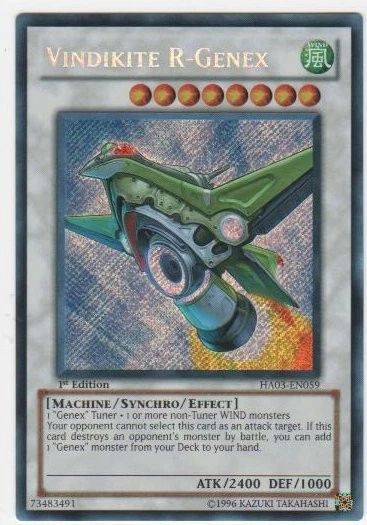 Vindikite R-Genex - HA03-EN059 - Secret Rare - Unlimited Edition Near Mint Hidde - Image 1 of 1