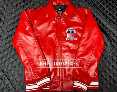 Men's New Avirex Real Leather Bomber American Flight Jacket Leather Icon Jacket - Image 1 of 2