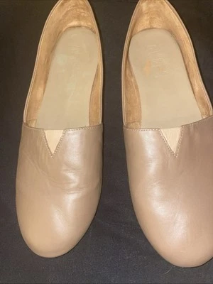 Tkees Tan Leather Loafers 9 - Image 1 of 4