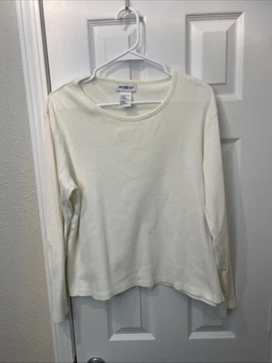 Женская вафельная рубашка с длинным рукавом. Размер XL. Бренд White Stag - Изображение 1 из 4