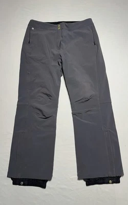 L.L. Bean Snow Ski Pants Womens Large Charcoal Gray Fleece Lined Softshell Winte - Image 1 of 4