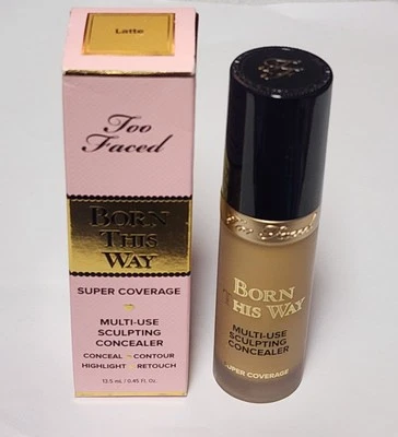 Too Faced Latte Born This Way Multi Use Sculpting Concealer Full Size New - Image 1 of 3