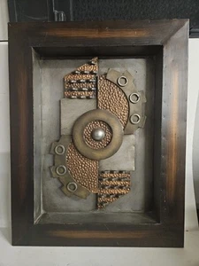 1970's Brutalism Style Artwork - Picture 1 of 8