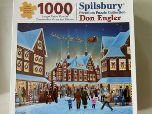 Spilsbury 1000-teiliges Puzzle "Christmas Town" NEU versiegelt in Box; großes lustiges Puzzle - Bild 1 von 6