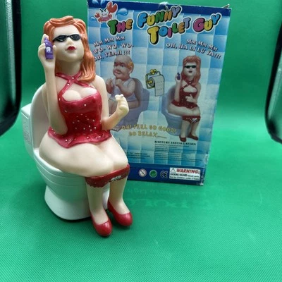 #N2- Brinquedo vintage na caixa, The Funny Toilet Guy, som ativado - Imagem 1 de 4