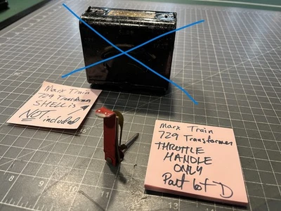 Marx Train No. 729 / 709 SPAM CAN Transformer THROTTLE HANDLE ONLY PART LOT D - Image 1 of 4