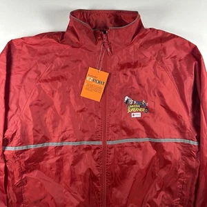 De colección NUEVA Chaqueta Dunbrooke Cruz Roja Americana L Universal Superhéroe Cortavientos - Imagen 1 de 8