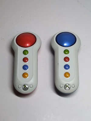 Xbox 360 Scene It Zumbador Inalámbrico Almohadilla de Botón Grande Controlador Microsoft Rojo y Azul Foto 1 de 4