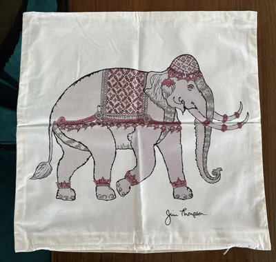 Jim Thompson Thai Elephant Cushion Cover - Image 1 of 3