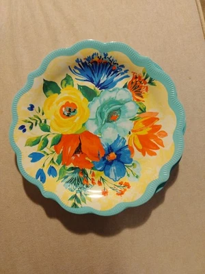 Mujer Pionera ~ DELANEY ~ Verde ~ 8.7" Diámetro ~ Melamina ~ Platos de ensalada Foto 1 de 3