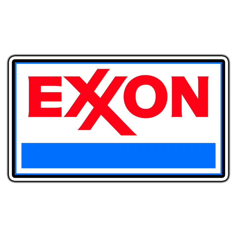 Exxon Gas Station Logo #1 Sticker Waterproof Vinyl Decal Die-Cut Laptop Car - Image 1 of 1