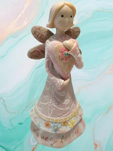 Kelly Rae Roberts Angel Figurine Birthday Wish Hope & Love 1998 Square One - Picture 1 of 10