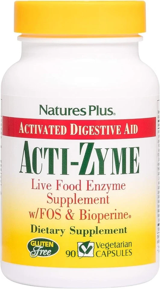 Natures Plus ActiZyme - Suplemento para la salud intestinal contiene enzimas digestivas Prob... Foto 1 de 1