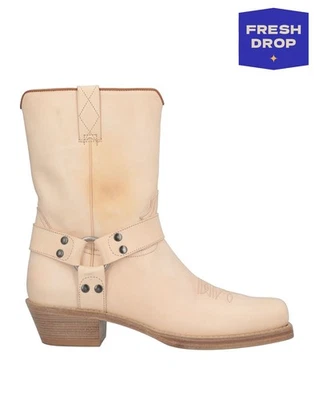 RRP€550 BUTTERO Leather Cowboy Boots US12 UK11 EU45 Embroidered Made in Italy - Image 1 of 4