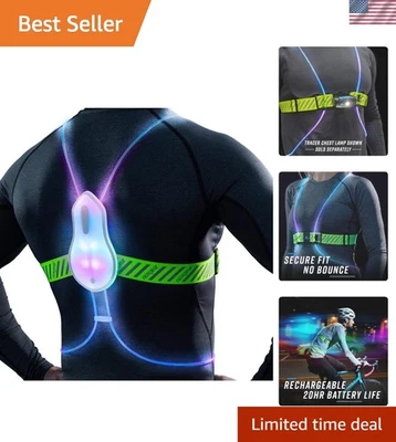 Tracer2 Slim Fit Reflective Vest - 360-Degree Illumination for Outdoor Safety - Image 1 of 4