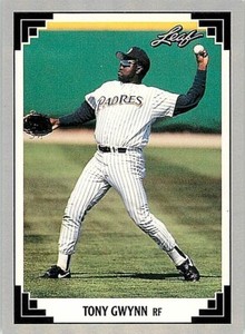 1991 Leaf #290 Tony Gwynn PADRES